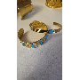 5-star customer review photo by C*****n, image 2 of 3 for Minimalist Stainless Steel Open Cuff Bangle For Women