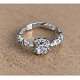 5-Sterne-Kundenbewertungsfoto von Κ*****ς, Bild 2 von 3 für Vintage Palast-Stil Herz Zirkonia Offener Ring Für Damen