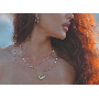Recensione cliente con 5 stelle, foto di P*****o, immagine 1 di 1 per Collana di Perline Smaltate Acciaio Inossidabile Placcato Oro Donne