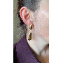 5-star customer review photo by K*****C, image 1 of 1 for Stainless Steel Water Drop Earrings Smooth Teardrop For Women