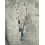 5-star customer review photo by E*****a, image 2 of 3 for Teardrop Gemstone Pendant Faceted Natural Crystal Charm