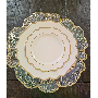 4.7-star customer review photo by J*****l, image 2 of 3 for PVC Placemats 3D Floral Peony Pattern Bronzing Heat Resistant