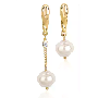 5-star customer review photo by M*****n, image 1 of 1 for Baroque Pearl Dangle Earrings With Stainless Steel Earring Post