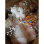4-star customer review photo by B*****e, image 1 of 1 for Women Japanese Sweet Transparent Floral Mesh No Show Socks