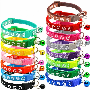 5-star customer review photo by T*****s, image 1 of 1 for Adjustable Pet Collar with Bell Paw Print and Heart Pattern