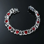 Avis client 4.3-étoile, photo par t*****s, image 28 de 30 pour Ensemble Bijoux Bracelet Jonc Coeur Et Boucles d'Oreilles Titane
