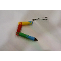 4.7-star customer review photo by b*****i, image 2 of 10 for Flashing Spiky Ball Toy with Colorful LED Glowing For Kids