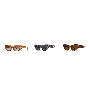 5-star customer review photo by D*****s, image 1 of 1 for Rimless Metal Butterfly Sunglasses with Rhinestones For Women