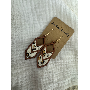 5-star customer review photo by R*****k, image 4 of 6 for Vintage Geometric Hoop And Stud Earrings With Artificial Pearl