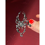 5-star customer review photo by v*****m, image 2 of 3 for Alloy Spider Hair Claw Clips with Rhinestone For Women