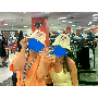4.7-star customer review photo by A*****s, image 1 of 1 for Cotton Canvas Bucket Hat Sun Protection Fisherman Cap