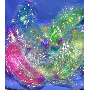 5-star customer review photo by A*****n, image 5 of 8 for TPR Stress Relief Bulb Heart Squeeze Toy Glow In Dark