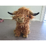 5-star customer review photo by S*****t, image 1 of 1 for Realistic Highland Cow Plush Toy Long Hair Stuffed Animal