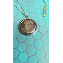 5-star customer review photo by M*****A, image 1 of 2 for Rotatable Disc Pendant Necklace 304 Stainless Steel For Women Men