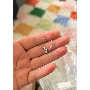 4.3-star customer review photo by B*****n, image 2 of 2 for Stainless Steel Snake Bone Chain Rhinestone Necklace