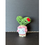 5-star customer review photo by s*****z, image 5 of 9 for Handmade Crochet Keychain Fruit Flower Animal Bag Charm