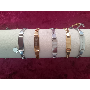 5-star customer review photo by m*****r, image 1 of 1 for Stainless Steel Engraved Geometric Bar Pendant Necklace