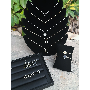 5-star customer review photo by M*****i, image 2 of 5 for Velvet Jewelry Display Stand and Necklace Earring Holder