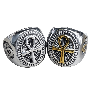 4.7-star customer review photo by N*****n, image 2 of 3 for Vintage Stainless Steel Egyptian Ankh Cross Signet Ring For Men