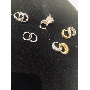 5-star customer review photo by V*****o, image 2 of 2 for 925 Sterling Silver Geometric Triangle Stud Earrings