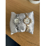 5-star customer review photo by L*****s, image 1 of 3 for Women's Rose Gold Four Leaf Clover Bracelet Watch with Rhinestone