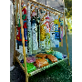 5-star customer review photo by A*****l, image 1 of 1 for Polyester Excavator Car Print Sleeveless Apron For Parents Kids
