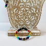 5-star customer review photo by M*****n, image 1 of 2 for Seven Chakra Natural Stone Bracelet with Lava Rock For Yoga
