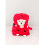 5-star customer review photo by T*****R, image 7 of 8 for Kids Plush Backpack Cartoon Doll Soft Crystal Velvet Bag
