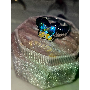 5-star customer review photo by S*****r, image 1 of 1 for Opal Heart Butterfly Flower Ring Gold Plated Adjustable Band