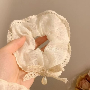 5-star customer review photo by M*****n, image 1 of 1 for Lace Satin Scrunchies Floral Bow Ribbon Elastic Hair Ties