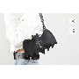 5-star customer review photo by T*****r, image 1 of 1 for Gothic Bat Shaped PU Leather Crossbody Bag With Skull Pendant