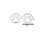 5-star customer review photo by T*****y, image 4 of 5 for Soft Flannel Pet Blanket With Cute Paw Print Patterns For Dogs