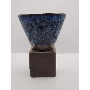 5-star customer review photo by V*****s, image 3 of 3 for Ceramic Coffee Cup With Base Japanese Retro Reactive Glaze