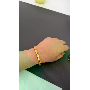 5-star customer review photo by R*****r, image 3 of 3 for Stainless Steel 18K Gold Plated Rhinestone Evil Eye Bangle