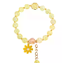 5-star customer review photo by F*****n, image 1 of 1 for Handmade Crystal Glass Bracelet with Daisy Flower For Women