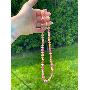 5-star customer review photo by B*****l, image 4 of 7 for Natural Stone Rondelle Spacer Beads For DIY Jewelry Making