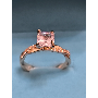 4.6-star customer review photo by Κ*****ς, image 1 of 1 for Simulated Moissanite Six Prong Adjustable Ring For Women