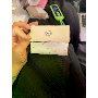 5-star customer review photo by N*****a, image 9 of 11 for Women Small Tri-fold Wallet with Heart Buckle PU Leather