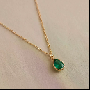 4.7-star customer review photo by g*****d, image 1 of 1 for 3D Bubble Letter Pendant Necklace In Stainless Steel For Women