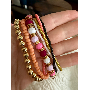 Avis client 5-étoile, photo par R*****b, image 2 de 2 pour Bracelet Charm en Alliage de Strass et Perles Love