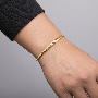 Avis client 5-étoile, photo par G*****n, image 1 de 1 pour Bracelet Crâne Hommes en Acier Inoxydable Grosse Maille Gourmette