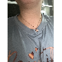 4.7-star customer review photo by B*****t, image 1 of 1 for Rectangular Crystal Jewelry Set Stainless Steel For Women