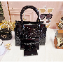 5-star customer review photo by J*****y, image 1 of 1 for PU Leather Tote Bag Large Capacity With Tassel For Women