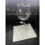4.7-star customer review photo by b*****m, image 1 of 1 for Rose Flower Shaped High Borosilicate Wine Glass For Wedding