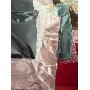5-star customer review photo by A*****a, image 1 of 1 for Elegant Satin Square Scarf with Retro Architecture Print
