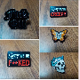 5-star customer review photo by T*****e, image 1 of 4 for Punk Gothic Letter Enamel Brooch Zinc Alloy Lapel Pin
