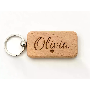 5-star customer review photo by J*****z, image 1 of 2 for Beech Wood Keychain Blank Wood Key Ring For DIY