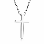 5-star customer review photo by A*****n, image 3 of 3 for Men Titanium Steel Smooth Cross Pendant Necklace