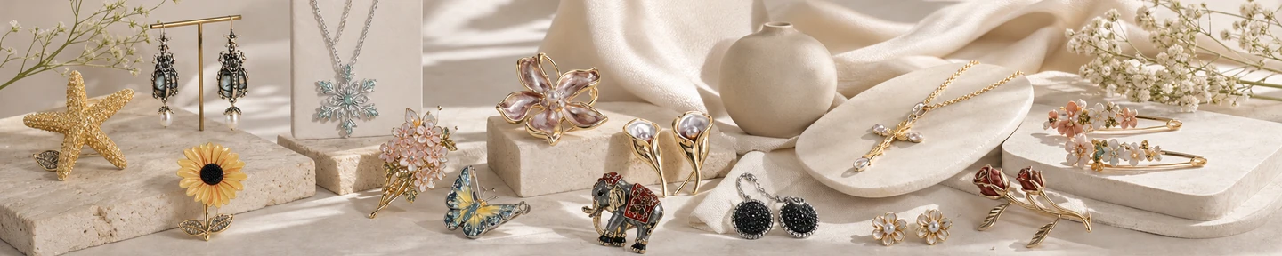 Wildflower Motif Jewelry